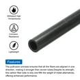 thumbnail image 4 of Uxcell 4Pcs Tubo de Fibra de Carbono 4 x 6 x 500mm Tubo de Fibra de Carbono Pultrusionado para Avión RC, Cometa, Ala, Brazo de Quadcopter, 4 of 5