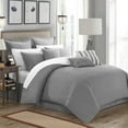 thumbnail image 3 of Chic Home  Perfect Paddington Super Rich Microfiber Stitch Embroidered King Comforter Set, White - 13 Piece, 3 of 5