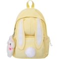 thumbnail image 1 of LHSHID Kawaii Bunny Ear Backpack for Girls Teen Women School Daypack for Travel Bookbag with Cute Pendant (Blue), 1 of 6