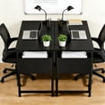thumbnail image 5 of EDX 40 Inch Computer Desk with 3 Drawers, Writing Desk with Side Storage Pocket, for Home Office, Bedroom , Black, 5 of 7