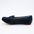thumbnail image 3 of Blue Patent Leather Slip-On Loafer - 1936 Boutique Style 811-103, 3 of 7