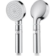 thumbnail image 1 of High Pressure Shower Head, 3 Jets Shower Head, Anti Limescale Shower Head, Hand Shower with Switch, Water Saving, 1 of 5