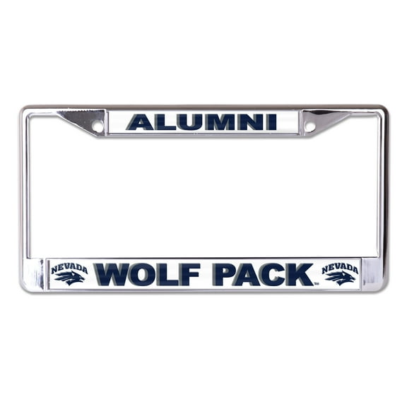 University of Nevada Wolfpack Alumni Chrome License Plate Frame