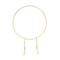 thumbnail image 2 of GUOOL Wedding Arch Frame Heavy Duty Round Wedding Circle Backdrop Stand Frame Thickend Aureate 1m 6, 2 of 9