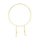 thumbnail image 2 of Marco de arco de boda, marco de soporte de fondo de círculo de boda, kit de arco de globo, soporte resistente para jardín, césped, decoración de boda, Aureato 1m 6 Tubos, 2 of 8