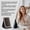 Black_New#459, variant on Rechargeable LED Travel Makeup Mirror, Foldable, 3 Light Modes, Stepless Dimming, HD True Reflection Glass