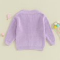 thumbnail image 4 of Gupgi Baby Knit Cardigan Infant Boy Girl Sweaters Crewneck Long Sleeve Open Front Sweaters Winter Coat, 4 of 7