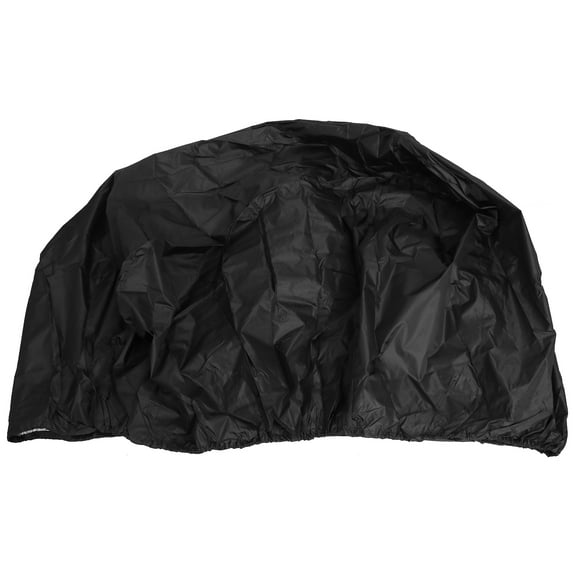 LULULION Push Lawn Mower Cover Waterproof Black Polyester for Lawn Mower 1Pack