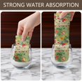 thumbnail image 4 of 2 Pcs Pioneer Flower Floral Print Pattern Kitchen Towels, Funny Microfiber Dish Towel Set, 18" X 26" Tea Towels, 4 of 6