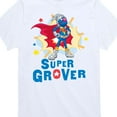 thumbnail image 3 of Sesame Street - Super Grover Pose - Toddler and Youth Short Sleeve Graphic T-Shirt, 3 of 5