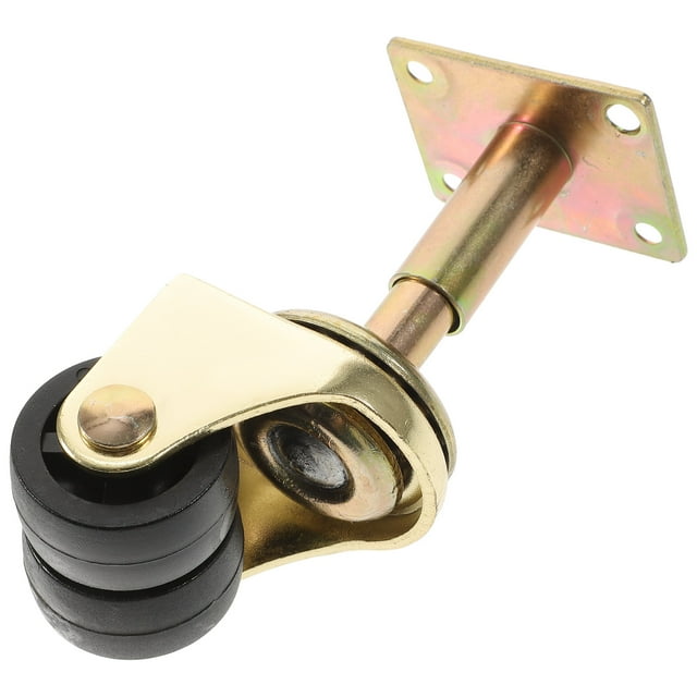 Roulettes de Piano Double Roue Roulettes Accessoires de Piano Nécessaires Remplacement Roulettes (Doré)