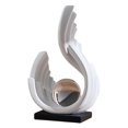 thumbnail image 3 of Escultura abstracta, estatua artística moderna, artesanía, estatuilla decorativa, adorno de mesa para oficina, sala de estar, entrada, decoración del Estilo A, 3 of 8