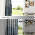 thumbnail image 6 of Tyrot Dusty Blue Abstract Curtains 2 Panels Set Modern Chic Bedroom Window Treatments Decorative, 52 x 84 Inch, 6 of 9