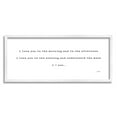 thumbnail image 4 of Stupell Industries Love You In The Morning Afternoon Evening Romantic Phrase,30 x 13, Design by Misty Michelle, 4 of 5