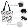 thumbnail image 6 of Kdxio Hawaii Palms Women Reusable Grocery Bags Foldable Ripstop,Reusable Shopping Bags for Shopping,Gym,Gift, 6 of 8