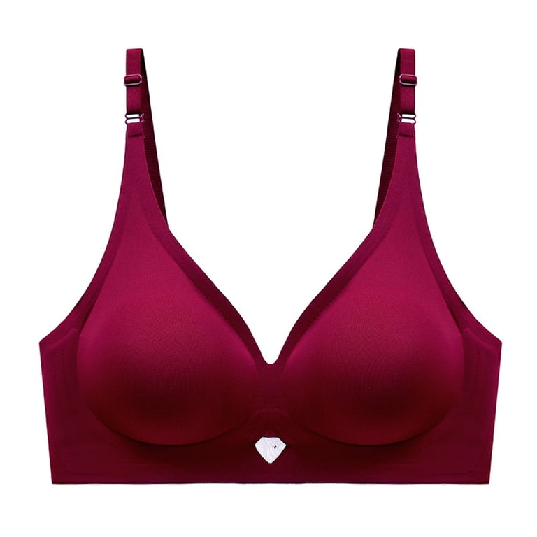 Fandiiiii Extra Large Bras Non Wired Bra Women's Padded Full Cup