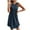 Navy, variant on Buigttklop Dress for Women 2024 Women'S Casual Summer Sleeveless Off The Shoulder Solid Round Neck Dress