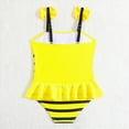 thumbnail image 6 of Gubotare Baby Bathing Suit Infant Baby Girl One Piece Swimsuit Toddler Sleeveless Beach Bikini Bathing Swimwear 18 24 Months (Yellow,18-24 Months), 6 of 9