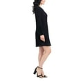 thumbnail image 4 of Hilary Radley Women's Pleated Stretch Dress, Black Medium - NEW, 4 of 5