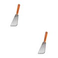 thumbnail image 3 of Monstrate Mango de espátula para freír utensilios de cocina antideslizante resistente al calor de acero inoxidable accesorio para el hogar para filete de 1 pieza 2piezas Monstrate CBP162905, 3 of 5