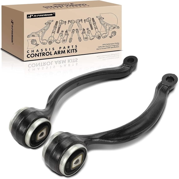 A-Premium Front Lower Rearward Control Arm with Bushing Compatible with BMW 325xi 330xi 2006 328i xDrive 335i xDrive 2009-2013 328xi 335xi X1 2-PC Set
