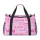 thumbnail image 1 of Fotbe Best Mom ever Bolsa de Viaje con Estampado, Bolsa de Fin de Semana para Mujer con Compartimento para Zapatos, Bolsa de Gimnasio con Bolsillo Húmedo, 1 of 7