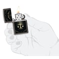 thumbnail image 5 of Zippo Mystic Nature Design Black Ice Pocket Lighter, 5 of 6