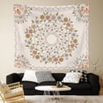 thumbnail image 5 of Pbobriich Boho Floral Tapestry Wall Hanging Bohemian Mandala Tapestry for Bedroom Girls Room,50Wx60L, 5 of 5