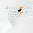 thumbnail image 3 of Foto&Tech Multipurpose Extra Thick Elastic Cable Tie and Organizer, Adjustable Cable Strap Toggle Tie, Reusable Tangle Tamer, Cable Management for Cord and Cable (16CM, 10 BK+10 OR+10 Red), 3 of 5