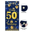 thumbnail image 3 of BIRLON 50th Birthday Decorations, Men Birthday Party Supplies, Happy Birthday Poster and Pennants, Blue Balloon, Gold Balloon, Happy Birthday Printed Balloon(Blue Gold), 3 of 5