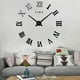 thumbnail image 5 of Números romanos sin marco Figuras 3D Acrílico Especial DIY Reloj de pared Reloj con pegatina para la decoración del hogar sidaley JJ12849-01B, 5 of 6