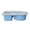 A001- Blue, variant on Silicone Sauce Container, Airtight With Lid, 1 Pack, Khaki,Suitable for Sauce Dipping Snack Storage