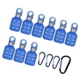 thumbnail image 2 of 9 protectores de anzuelos para calamar, fundas para señuelos de pesca con 4 mosquetones, duraderos. L azul, 2 of 8