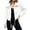 White, variant on Womens Cropped Jacket Zip Up Lightweight Bomber Jacket Utility Anorak Coat With Pockets (White XL)