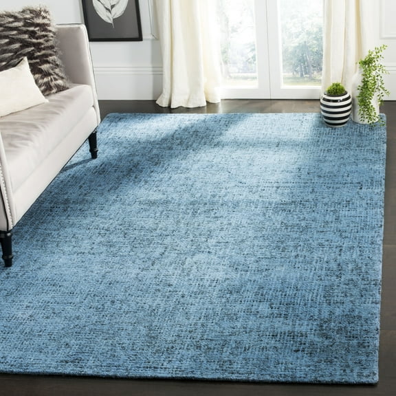 SAFAVIEH Abstract Arseny Abstract Wool Area Rug, Blue/Multi, 5' x 8'