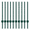 4FT-10PC, variant on 6 ft Metal Fence Post 5 Pack, Heavy Duty Steel U-Channel Fence Stakes with Anchor Plates, Powder Coated Rustproof Garden Posts for Yard, Lawn, Farm & Outdoor Wire Fencing, Green