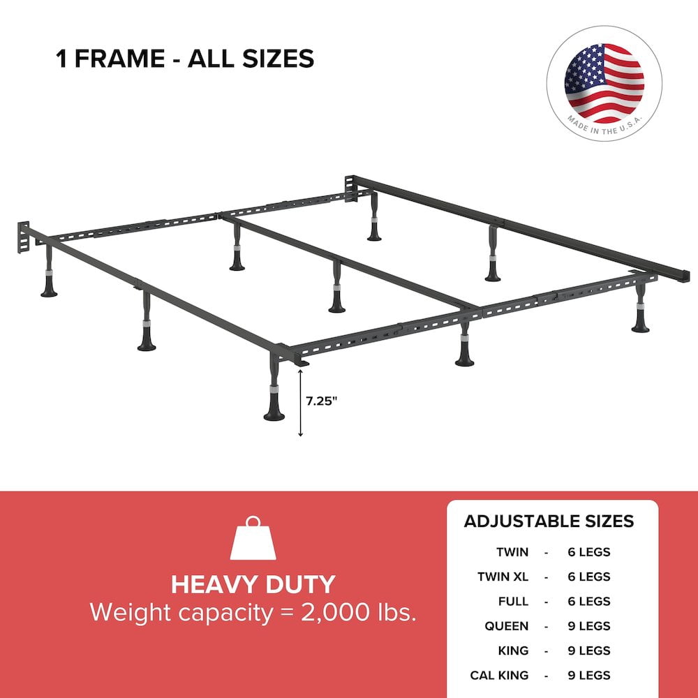 Hollywood Bed Premium Bed Frame - Twin / Full / Queen / Eastern King / California King