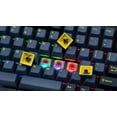 thumbnail image 2 of Mistel BAROCCO MD770 RGB Wired + Wireless Bluetooth TKL Split Mechanical Keyboard with Cherry MX Brown Switch, Ergonomic Gaming Keyboard, Yellow Letter Glaze Blue PBT DoubleShot Keycaps, Macro Support, 2 of 9
