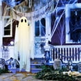 thumbnail image 6 of Eespoir Hanging Ghost Swing with Remote Control String Lights, Halloween Outdoor Ghost Hanging Decoration, for Tree Porch Yard Garden Lawn, 6 of 7