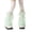 A-Green69, variant on Socks Women's Multi-Color Tiered Ruffle Mesh Leg Sheer Tulle Layered Leg Covers Stackable Socks Daily Wear