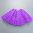 thumbnail image 3 of Idoravan Women's Basic Versatile Skirt Tutu for Women Adults Tutu Skirts for Women Sequin Skirt Womens Pleated Gauze Short Skirt Adult Dancing Skirt Star Sequin Gauze Dress, 3 of 3