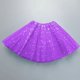 thumbnail image 1 of TaTaai Women Star Sequin Mesh Tutu Skirt Fluffy Ball Gown Ballet Skirt Ladies Party Performance Dance Wear Lightweight Breathable Soft Comfortable Stylish Skirt for Women Gift, 1 of 3