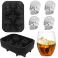 thumbnail image 4 of Bandeja de silicona Flexible con calavera 3D, barra abrasiva de rejilla de hielo con Calavera de silicona de grado alimenticio, cubo de hielo personalizado creativo DIY Ormromra 2033791, 4 of 9