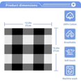 thumbnail image 4 of SKYSONIC 4 PCS Buffalo Plaid Washcloths, 12"x 12" Cotton Wash Cloths, Highly Absorbent and Soft Face Towels for Bathroom,Gym,Hotel and Spa, 4 of 7