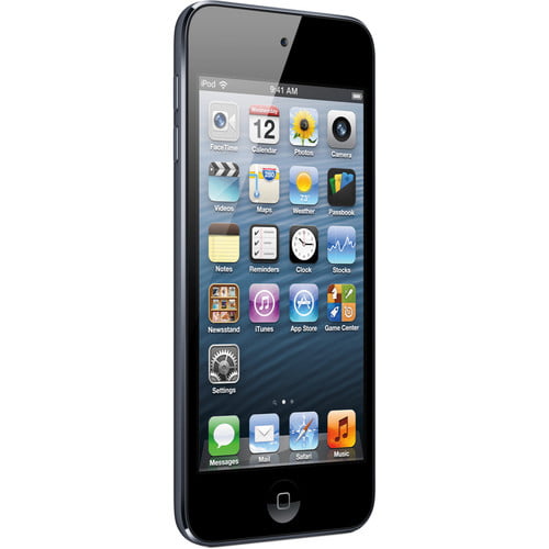 kollision øje Mælkehvid Apple iPod touch 64GB (5th Gen) Slate-REFURBISHED - Walmart.com