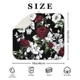 thumbnail image 4 of Microfibre Drying Mat for Kitchen Bloom Red and White Rose Dish Drying Drainer Mat Absorbent Pioneer Drying Mat Washing Up for Glass, Plate & Cup 16inch X 18inch, 4 of 7