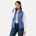 thumbnail image 2 of Free Country Women's Quilted Hybrid Vest Chambray M, 2 of 5