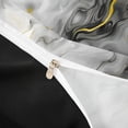 thumbnail image 4 of Homewish Black Gold Marble Duvet Cover Queen,Classic Contemporary Queen Bedding,Black Reversible,3pcs,1 Duvet Cover and 2 Pillowcases, 4 of 6