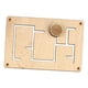 thumbnail image 1 of Tablero de trabajo Montessori, Material DIY, juguetes de educación temprana, material didáctico, juguete de viaje de madera, portátil para regalos de Laberinto, 1 of 9