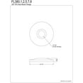 thumbnail image 2 of Kingston Brass FL382 0.375 in. Made to Match FIP Brass Flange, Polished Brass, 2 of 2